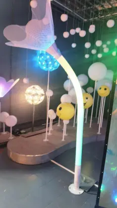 LED Morning Glory Shaped Light