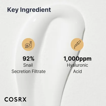 COSRX Snail Mucin 92% Moisturizing Face Cream - 50g