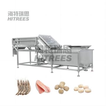 Équipement de couverture de glace: Machine de vitrage de glace aux crevettes pour le traitement des fruits de mer gelés