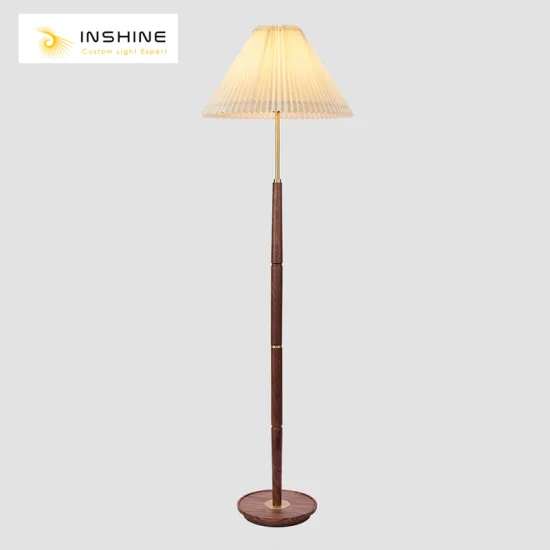 INSHINE Decorative Tall Wooden Floor Lamp