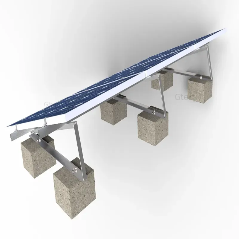 Aluminum Solar Panel PV Ballast Mounting System for Flat Roofs