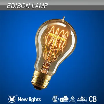 Vintage Brass Edison Pendant light Filament bulb