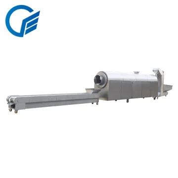 Stainless Steel Pumpkin Sunflower Seed Roaster Almond Chili Peanut Roasting Machine Line Continue