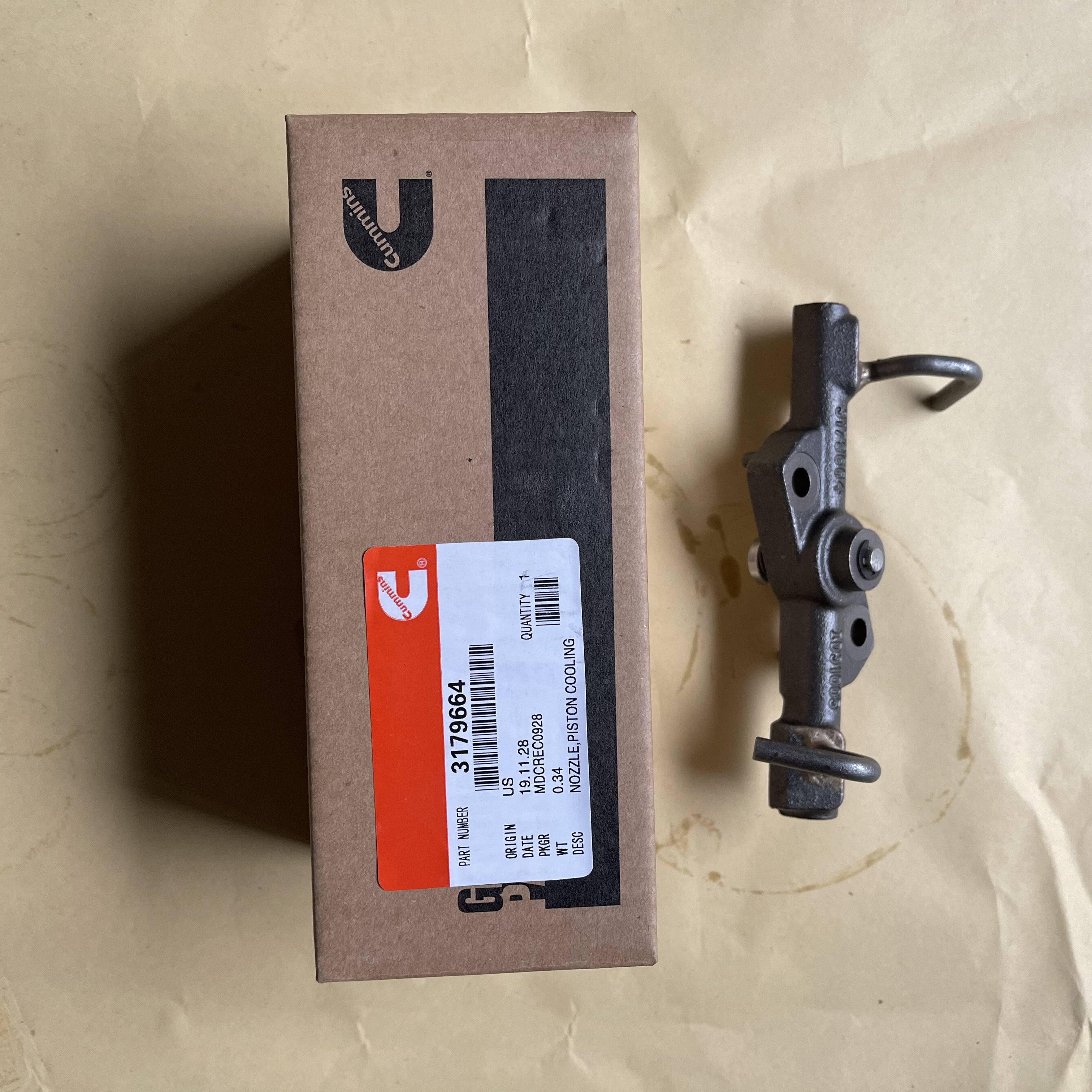 Cunmmins KTA50 K50 nozzle piston cooling 3179664 China