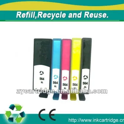 Ink cartridge company - Zhuoyin company supplies hot sale ink cartridge for HP 564 with chip