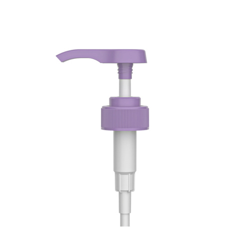 Hochwertige 33/400 33/410 38/400 Plastikflaschen Handseife Bad weiß gerippte Verschlussspender Lotion Pumpe für Desinfektionsmittel