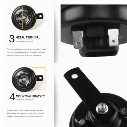 Motorcycle Horn Loud Horns 12V For HONDA hornet cb600f cg 125 vfr800 dax deauville vtx 1800 valkyrie 1500 Motorcycle Accessories