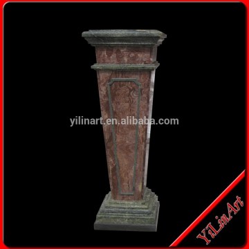 Marble Outdoor Square Gate Pillar Design