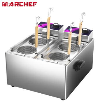 Commercial Stainless Steel Countertop Electric Noodle Cooking Station