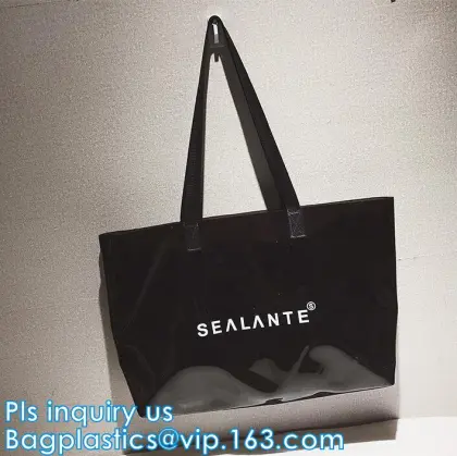 pvc transparent zipper bikini cosmetic bag, tote lady waterproof PVC swimming transparent beach bag, beach bag swimming bag