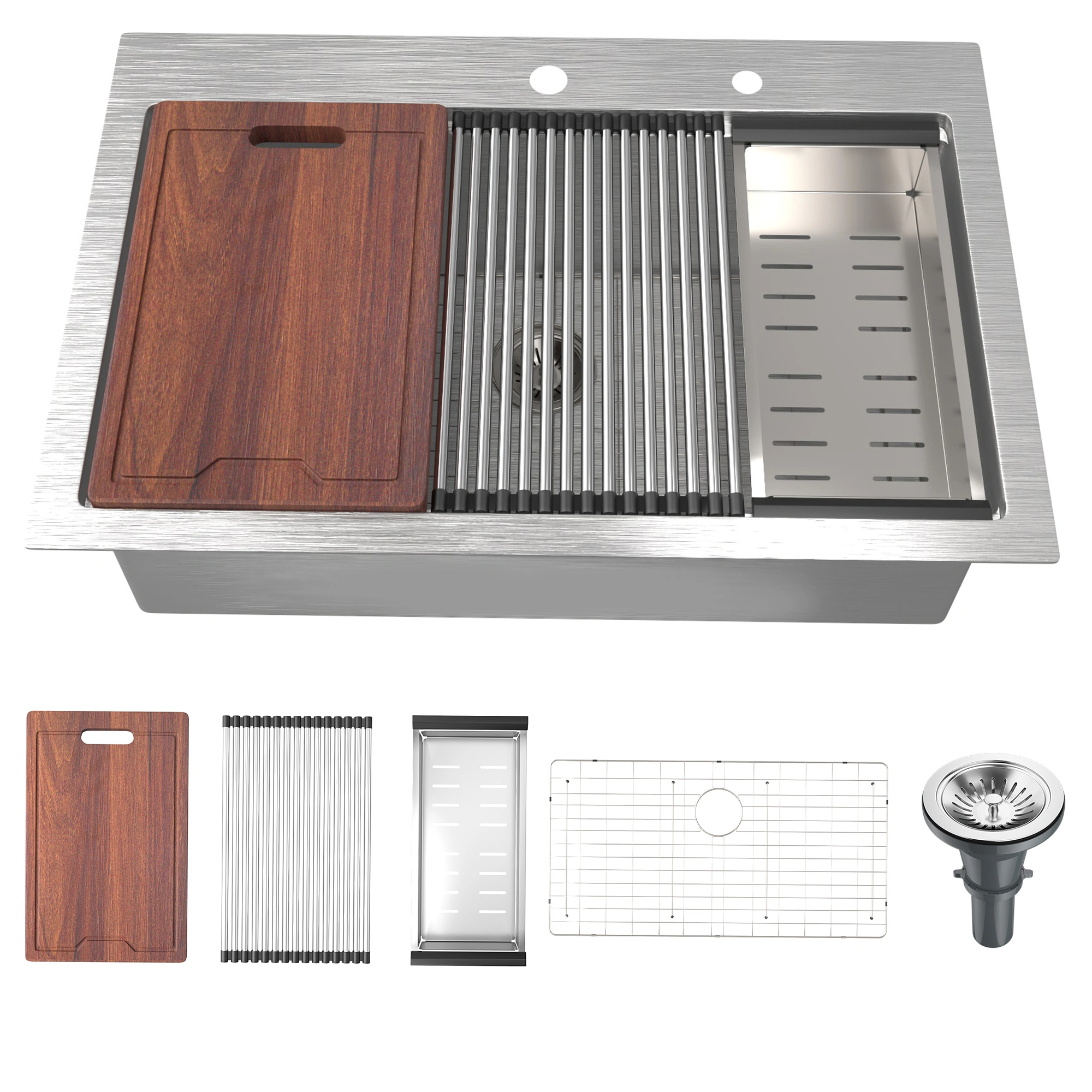 Topmount Concealed Kitchen Sink