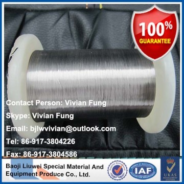 hot sale 0.025mm nickel wire from baoji liuwei