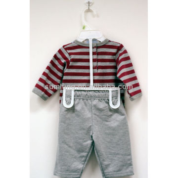100% Cotton Newborn Baby Boy Clothing 2014 3pcs Infant Western Clothing "11"