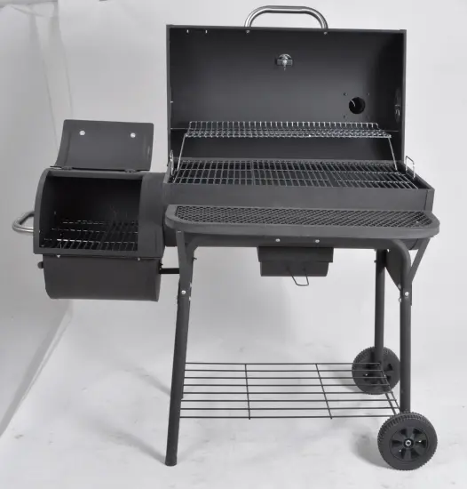 High Quality Camping Barbeque Smoker Smokeless Charcoal Barbecue Grill Offset Bbq Smoker