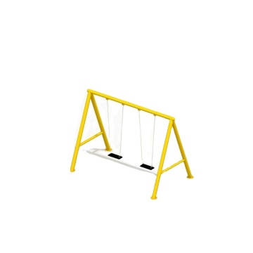 Two Seat Steel Swing Set for Parks and Gardens