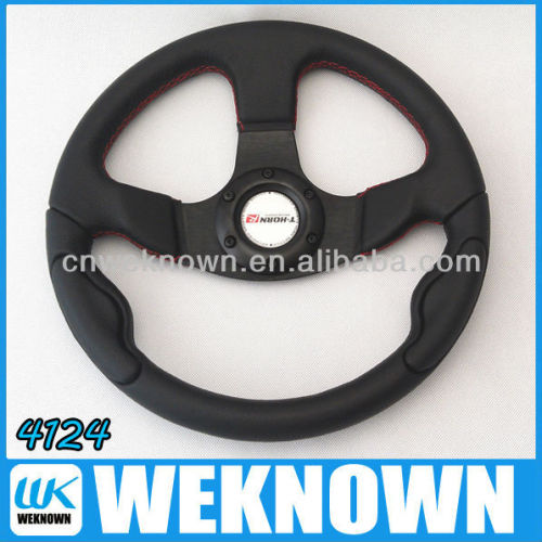 320/350mm Leather/pu/pvc car racing steering wheel & sport car steering wheel