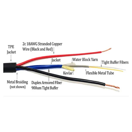 Power and Fiber Hybrid Cable with 12 Core