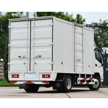 Cheaper Price 5Tons Foton Cargo Van Lorry Truck, Foton Box Truck, Foton Close Cargo Body Truck For Sales