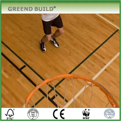 Solid wood floors Used basketball flooring