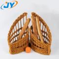 PP Rattan Bread Basket handweaved plastic rattan bread basket storage basket Supplier