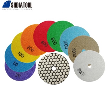 100MM Diamond Polishing Pads for Granite and Marble