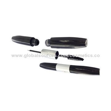 Mascara with Rubber Brush, Eyebrow Brush, Double side, Customized Designs Accepted