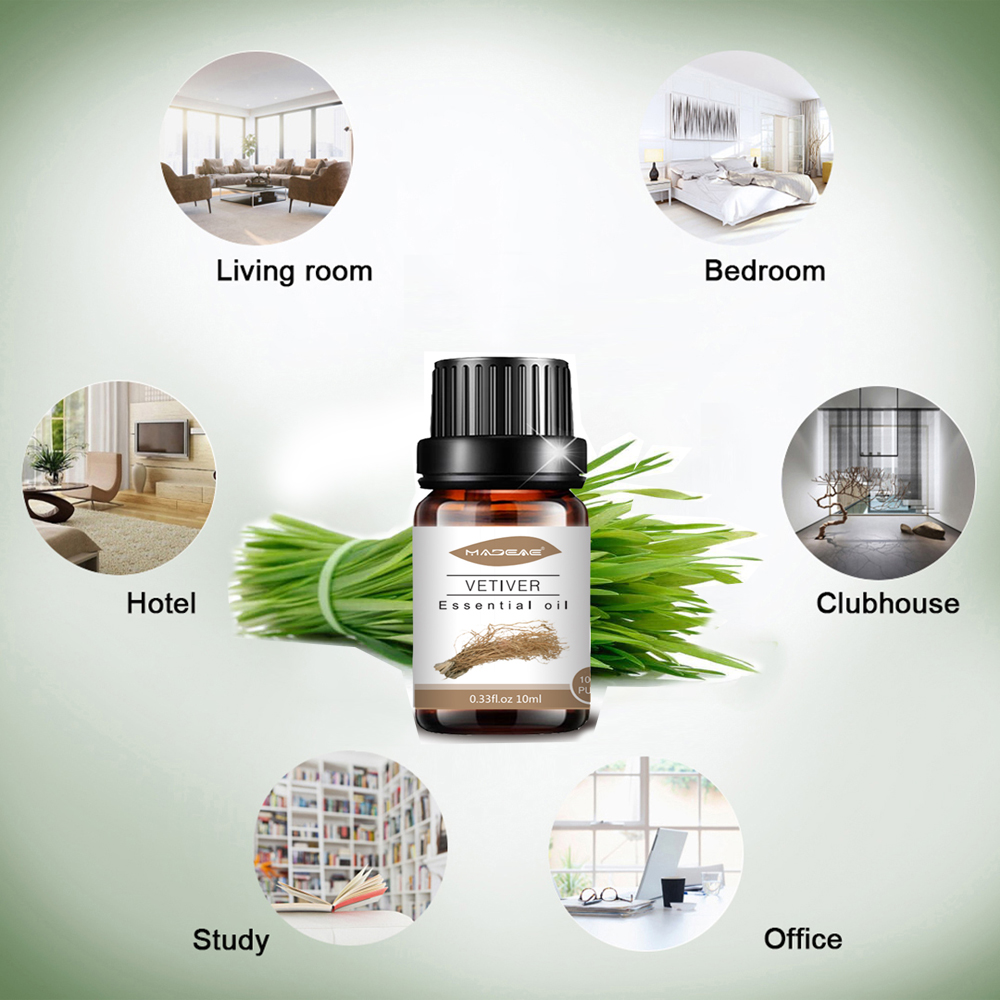 Precio a granel al por mayor 100%Pure Organic Vetiver Essential Oil