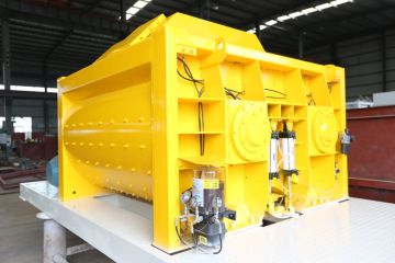 Sicoma twin shaft cement concrete mixers