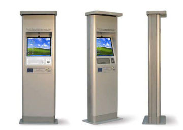 All Weather Outdoor Touch Screen Kiosk With Multi-media Speakers For Product Release