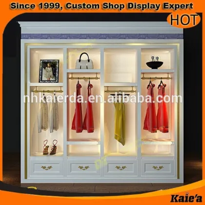 2016 Fashion women clothes display rack