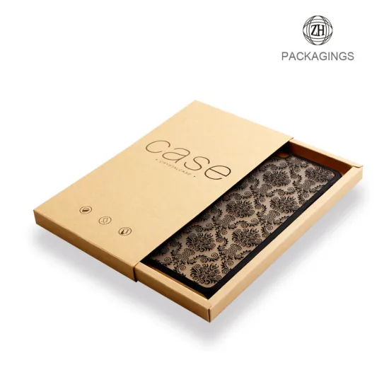 Slider phone case packaging box