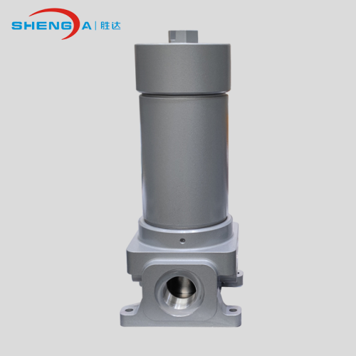 NF Aluminium Carbon Steel Filter Inline Tinggi Flowrate