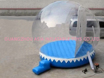 Transparent Inflatable Snow Globe , Inflatable Bouncer For Kids