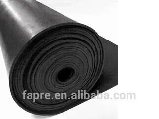 soft good resilience rubber sheet/mat