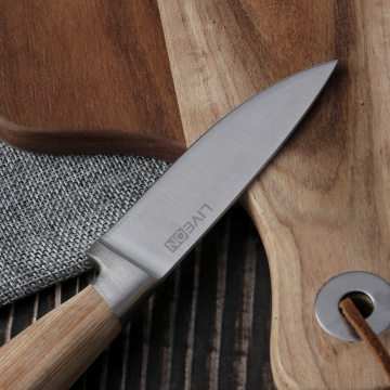 3.5`` PARING KNIFE WITH PAKKA WOOD HANDLE