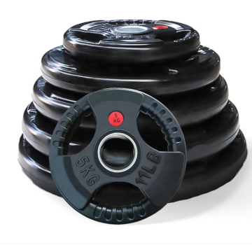Hot Selling Steel Gym Cast Iron Rubber Barbell Weight Plates