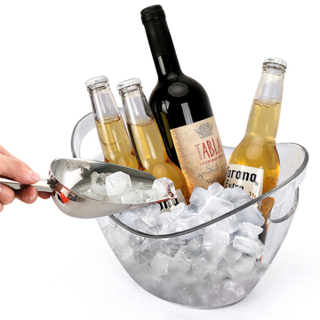 Customizable 4L Multi-Color Acrylic Ice Buckets for Parties