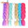 24 inches 100 gram Premium Gradient Jumbo Braid Crochet Synthetic Braiding Hair Extension