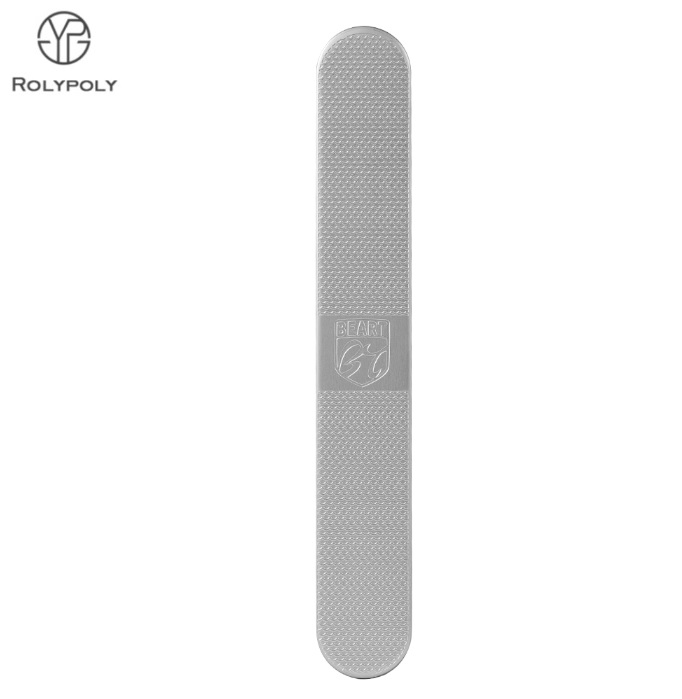 personalized stainless steel nail file round metal file