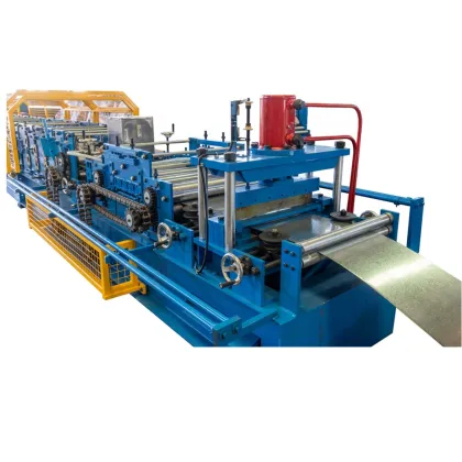 Prefab Automatic C Purlin Type Steel Frame & Purlin Roll Forming Machines