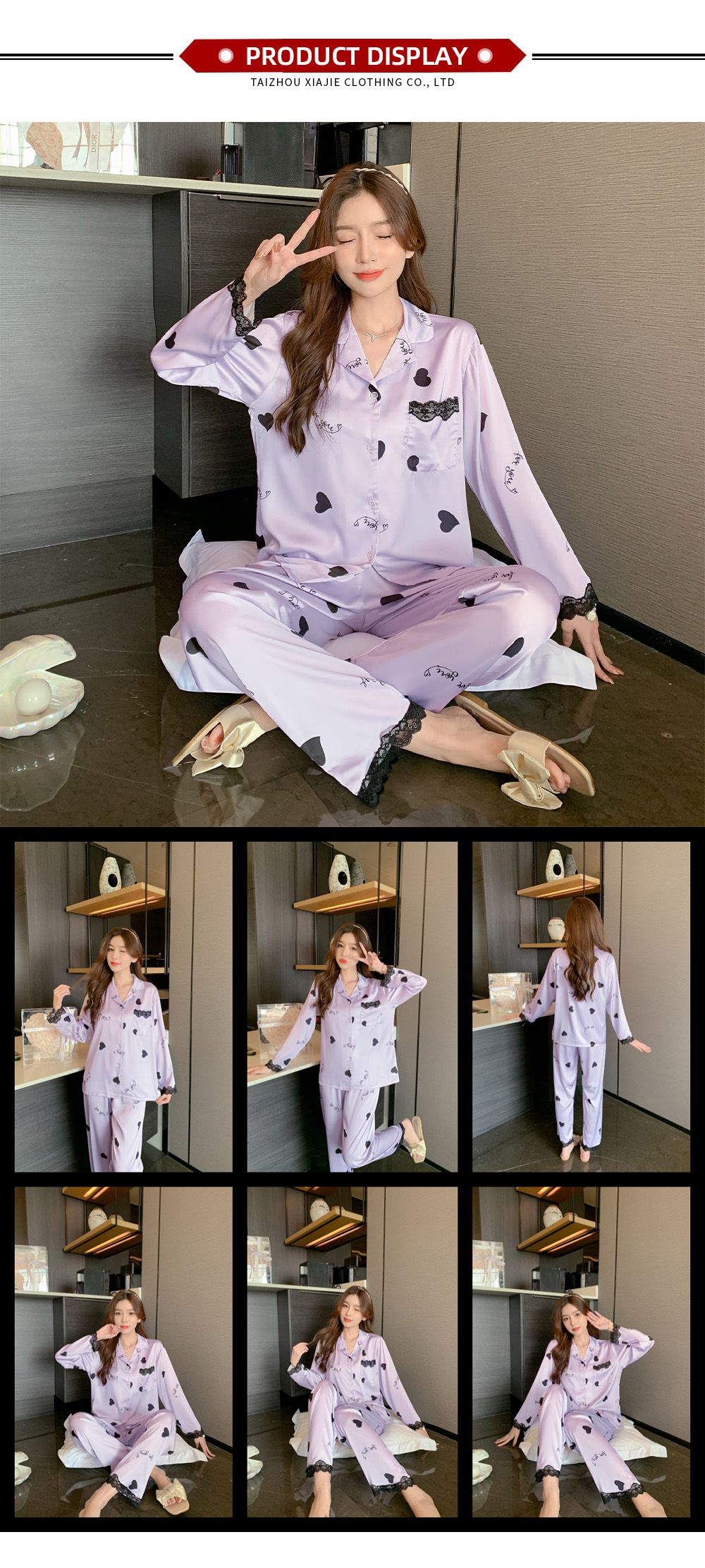Long-sleeve Pajama Set2-19-X