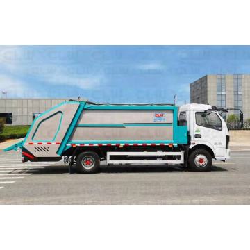 New energy electric 8cbm compressed garbage truck