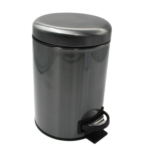3L мусорная корзина для ванной комнаты из нержавеющей стали