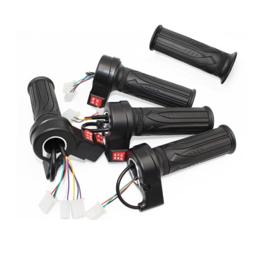 Universal Voltage Twist Throttle for Electric Bike, Scooter, and MTB: 24V, 36V, 48V, 60V, 72V Rolling Handlebar Grips