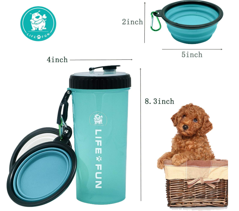 Dog Water Bottle&Food Container