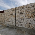 Caixa de gaiola de pedra soldada do muro de retenção