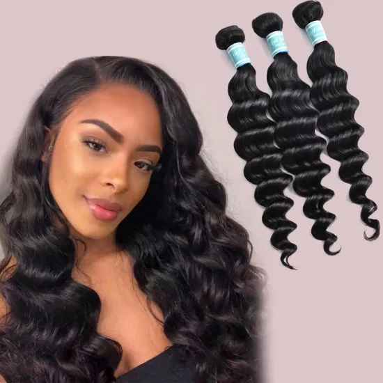 Wholesale High QualityWith Lace Frontal Closure Weave Raw Mink Brazilian Bundles Cuticle Aligned Virgin Human Hair Extension