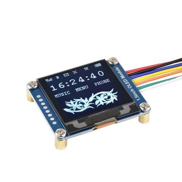 1.5 Inch OLED Module SSD1327 I2C Jetson Nano Raspberry Pi Compatible Display