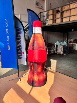 Columna inflable para decoración de fiestas.