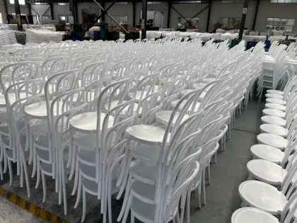 Hot Sale Simple Plastic Garden Patio Thonet Dining Chair